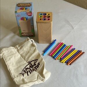 Wooden Montessori Color Sorting Toy